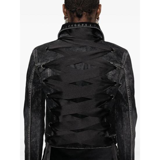 25SS 발렌시아가 데님 자켓 831697 TSW65 1963 BLACK - BALENCIAGA