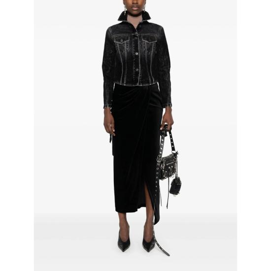 25SS 발렌시아가 데님 자켓 831697 TSW65 1963 BLACK - BALENCIAGA