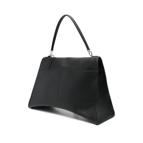 25SS 발렌시아가 아워글래스 소프트 핸드백 810732 2ABLW 1000 BLACK - BALENCIAGA