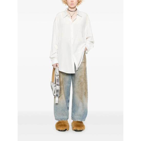 25SS 발렌시아가 셔츠 814019 TRO37 9012 WHITE - BALENCIAGA