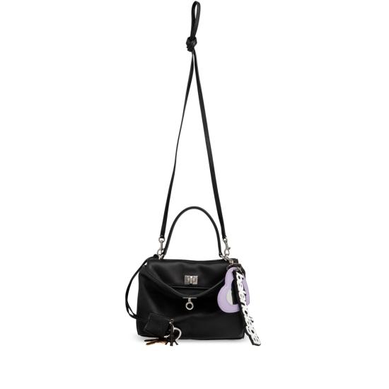 25FW 발렌시아가 로데오 미니 핸드백 795456 2AA9X 1000 BLACK