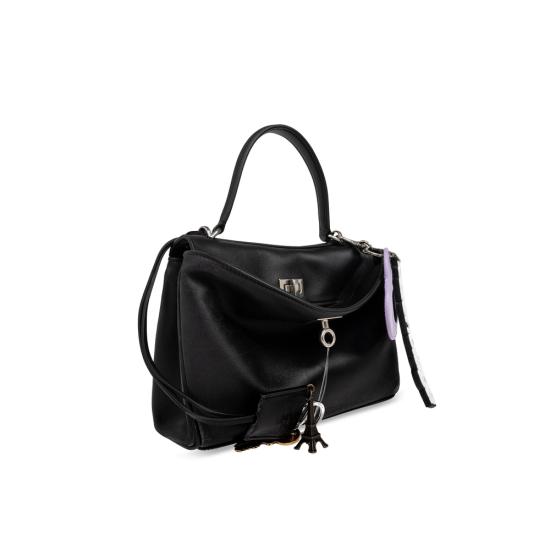 25FW 발렌시아가 로데오 미니 핸드백 795456 2AA9X 1000 BLACK - BALENCIAGA