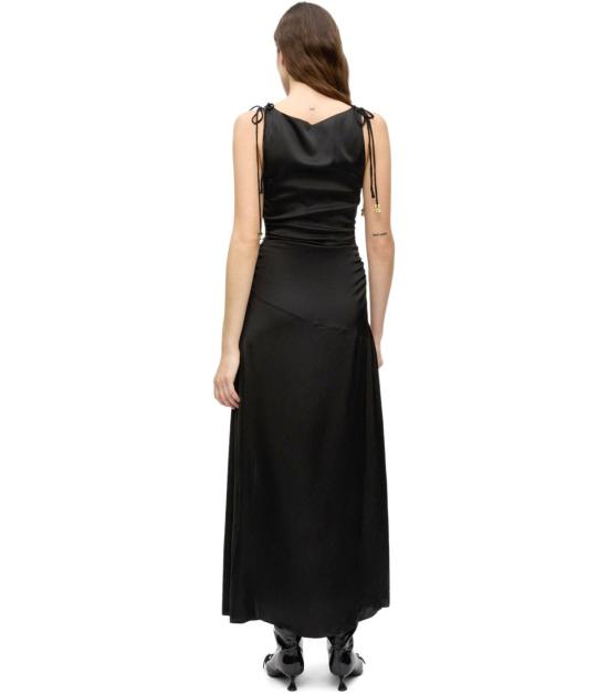 25SS 가니 롱 원피스 W0381 099 34 Black - GANNI