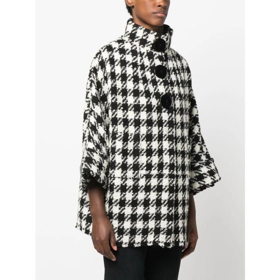  샬롯 자켓 7453 00 QUADR BLACK WHITE - CHARLOTT