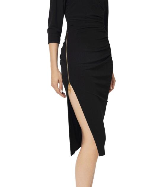  엘리자베타프랜치 미디 원피스 AB64247E2 110 38 Black - ELISABETTA FRANCHI