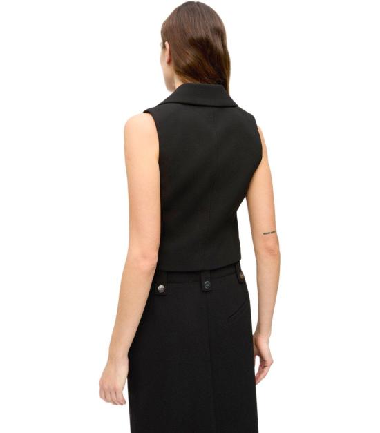 25SS 가니 베스트 W0243 099 34 Black - GANNI