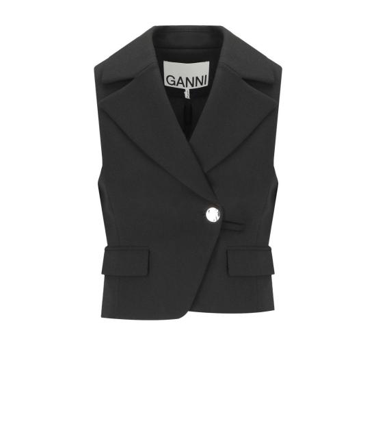 25SS 가니 베스트 W0243 099 34 Black
