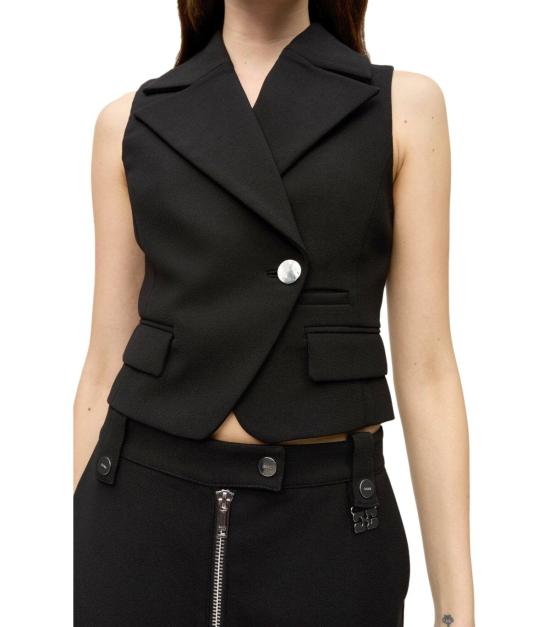 25SS 가니 베스트 W0243 099 34 Black - GANNI