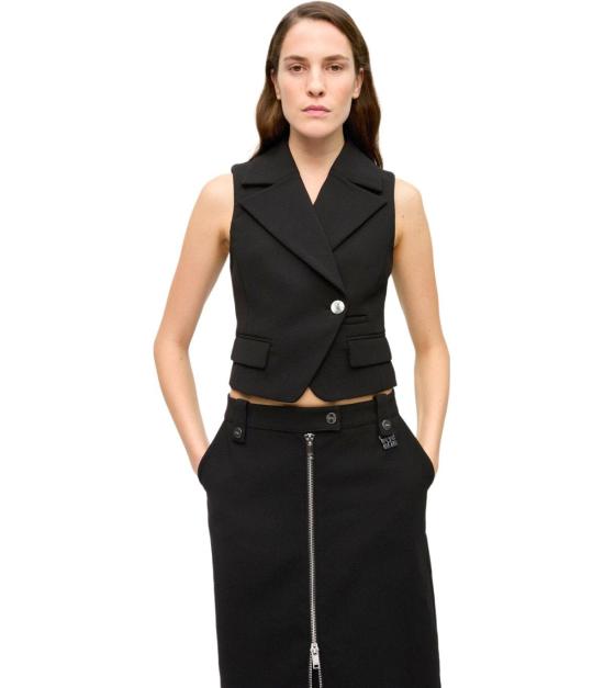 25SS 가니 베스트 W0243 099 34 Black - GANNI