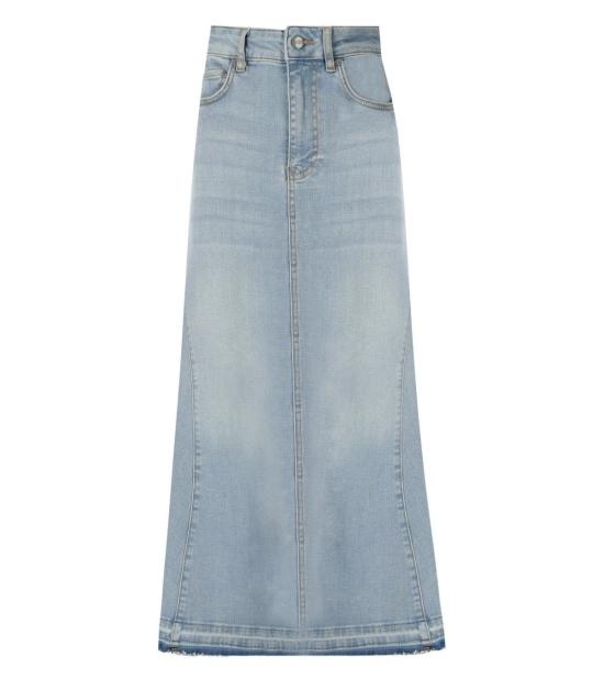 24FW 가니 데님 스커트 J1474 091 34 Light Blue