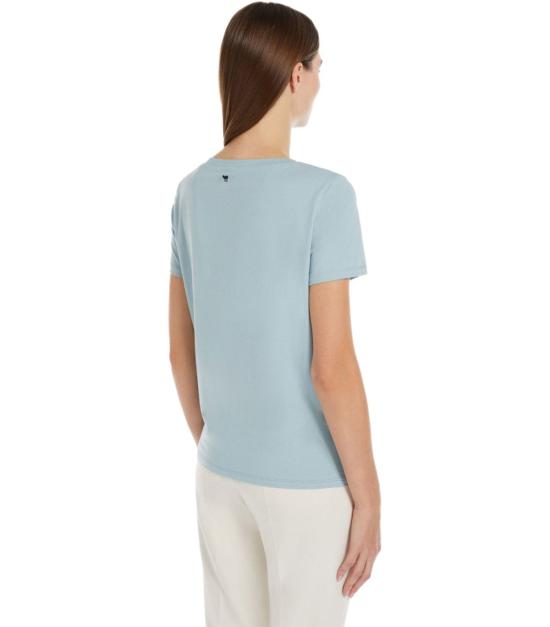 25SS 위켄드막스마라 반팔 티셔츠 2515971011600 008 XS Light Blue - WEEKEND MAX MARA