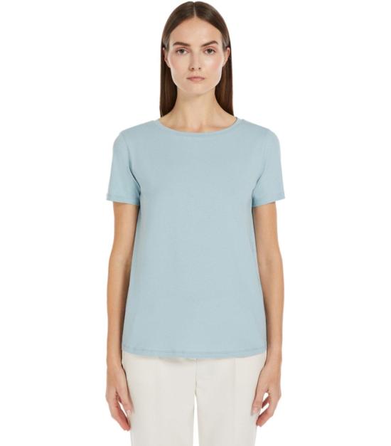 25SS 위켄드막스마라 반팔 티셔츠 2515971011600 008 XS Light Blue - WEEKEND MAX MARA