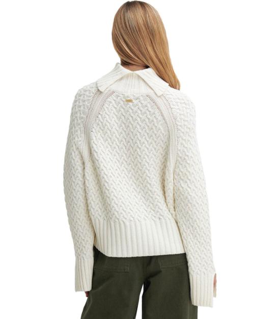  바버 터틀넥 LKN1589 WH51 8 White - BARBOUR