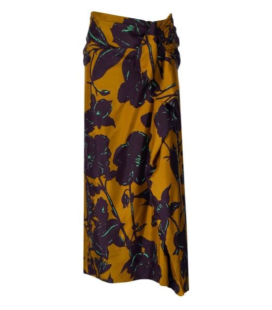  에센셜앤트워프 롱 스커트 GLAVIA G3TF 34 Bronze