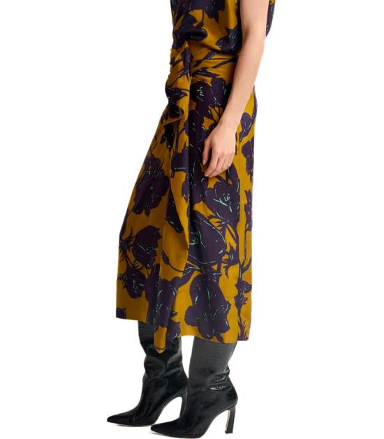  에센셜앤트워프 롱 스커트 GLAVIA G3TF 34 Bronze - ESSENTIEL ANTWERP