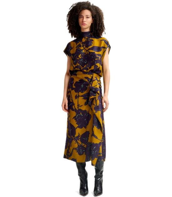  에센셜앤트워프 롱 스커트 GLAVIA G3TF 34 Bronze - ESSENTIEL ANTWERP