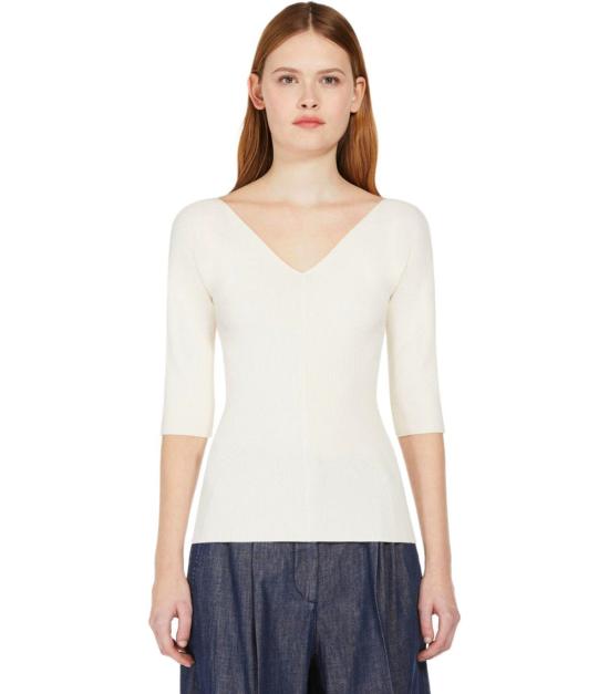  위켄드막스마라 / 여성 긴팔 티셔츠 2425366031600 002 S BEIGE - WEEKEND MAX MARA