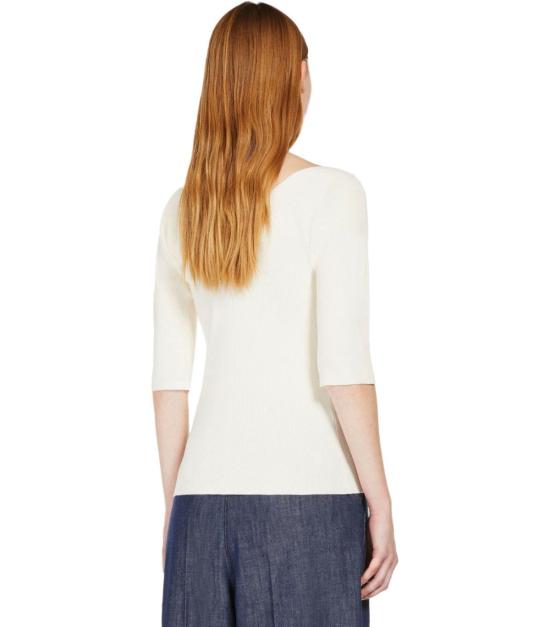  위켄드막스마라 / 여성 긴팔 티셔츠 2425366031600 002 S BEIGE - WEEKEND MAX MARA