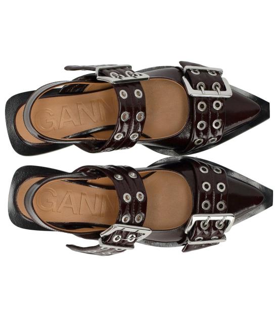 25SS 가니 플랫 슈즈 S3086 436 37 Red - GANNI