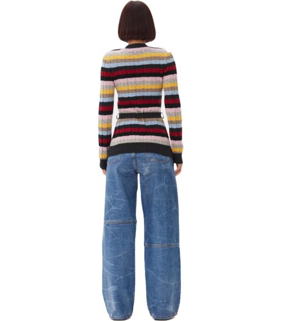  가니 가디건 K2325 999 S Multicolor - GANNI