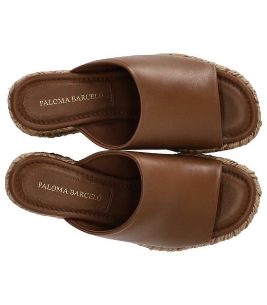 25SS 팔로마바르셀로 뮬/슬리퍼 ALIDE 36 Brown - PALOMA BARCELO