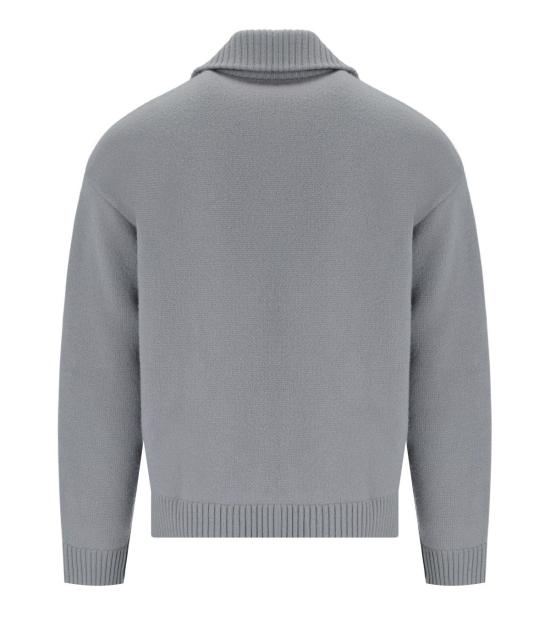  엠포리오 아르마니 집업 니트 6D1MX5 1MJDZ 06K3 M Grey - EMPORIO ARMANI