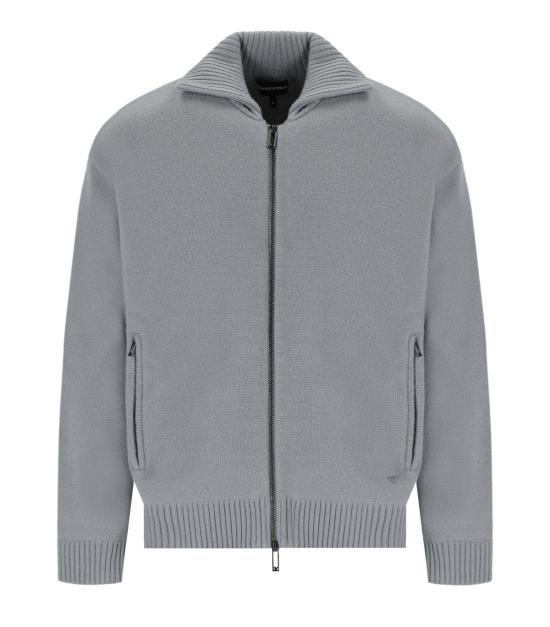  엠포리오 아르마니 집업 니트 6D1MX5 1MJDZ 06K3 M Grey