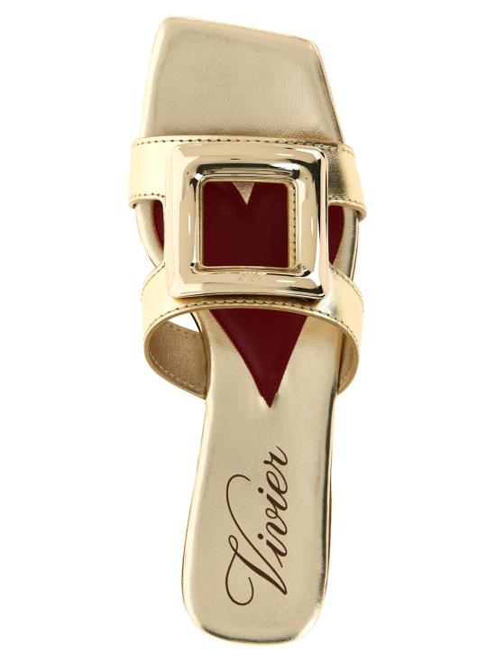 25FW 로저비비에 뮬/슬리퍼 RVW74738070KACG005 Gold - ROGER VIVIER