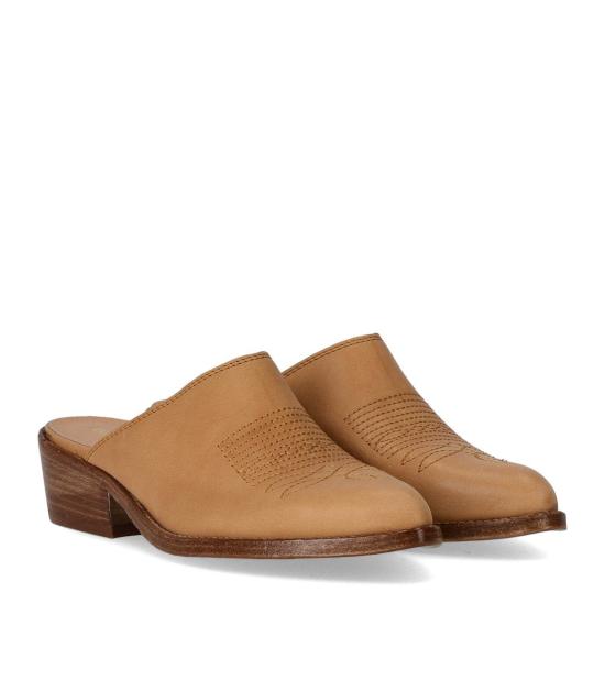 25SS 두치오 델 두카 뮬/슬리퍼 DD61 36 Tan - DUCCIO DEL DUCA