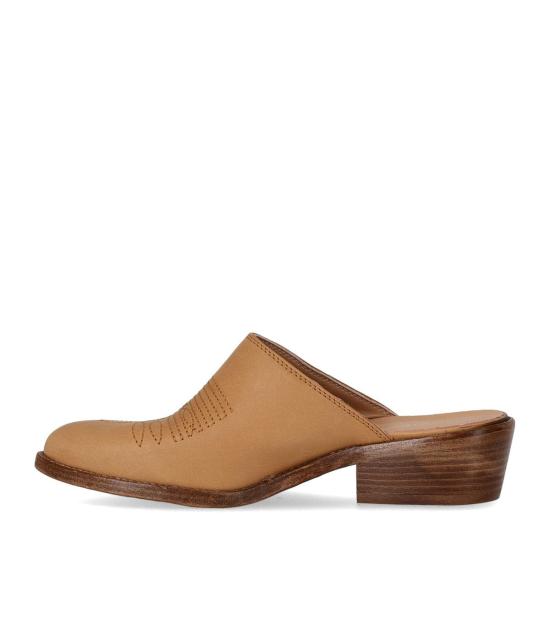25SS 두치오 델 두카 뮬/슬리퍼 DD61 36 Tan - DUCCIO DEL DUCA