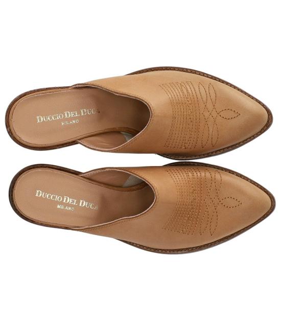 25SS 두치오 델 두카 뮬/슬리퍼 DD61 36 Tan - DUCCIO DEL DUCA
