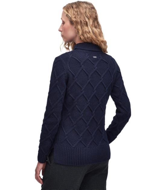  바버 터틀넥 LKN1170 LKN NY73 8 Blue - BARBOUR