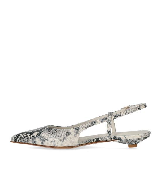 25SS 세르지오 레반테시 플랫 슈즈 FLAVIA5 36 Snake Print - SERGIO LEVANTESI
