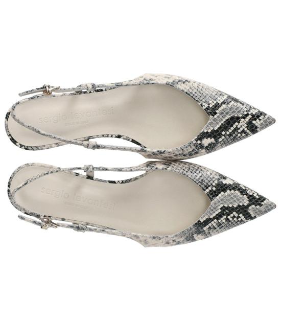 25SS 세르지오 레반테시 플랫 슈즈 FLAVIA5 36 Snake Print - SERGIO LEVANTESI