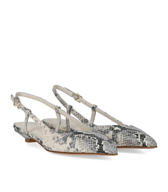 25SS 세르지오 레반테시 플랫 슈즈 FLAVIA5 36 Snake Print - SERGIO LEVANTESI