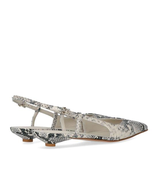 25SS 세르지오 레반테시 플랫 슈즈 FLAVIA5 36 Snake Print - SERGIO LEVANTESI