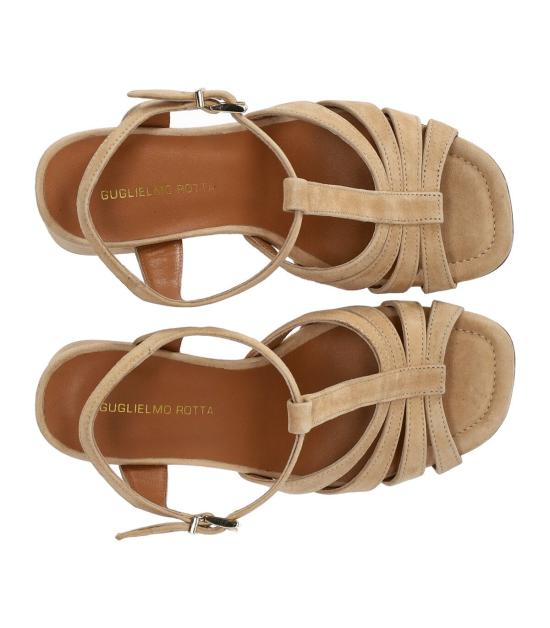  굴리엘모 로타 샌들 JERSEY 36 Beige - GUGLIELMO ROTTA