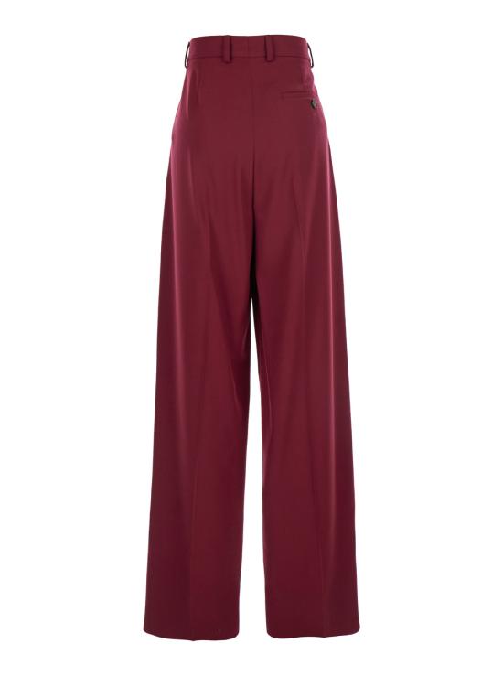 25FW 스텔라 맥카트니 스트레이트 팬츠 6402243CU7036105 Bordeaux - STELLA MCCARTNEY