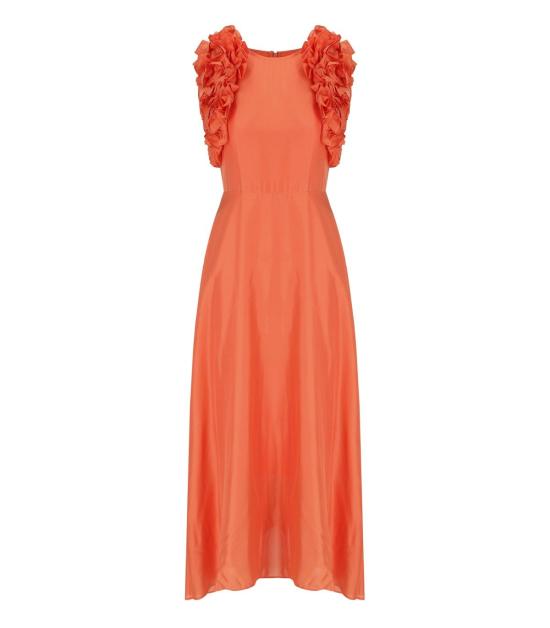 25SS 에센셜앤트워프 미디 원피스 HEXICO LG25 34 Orange
