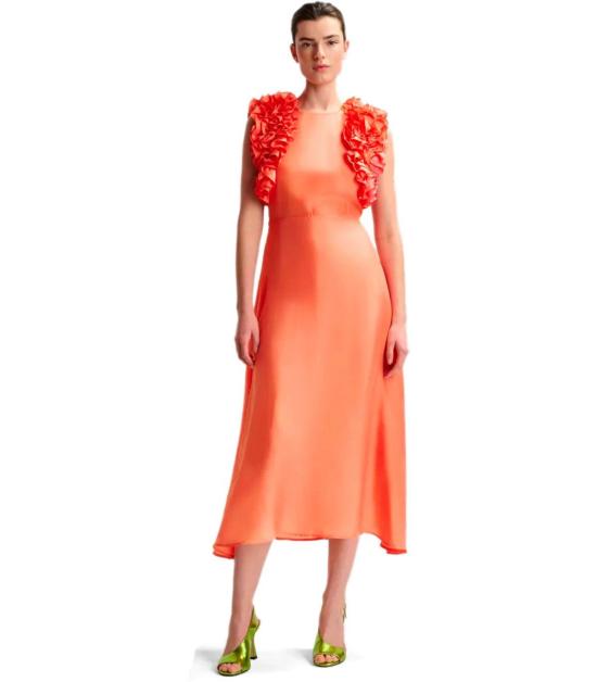 25SS 에센셜앤트워프 미디 원피스 HEXICO LG25 34 Orange - ESSENTIEL ANTWERP