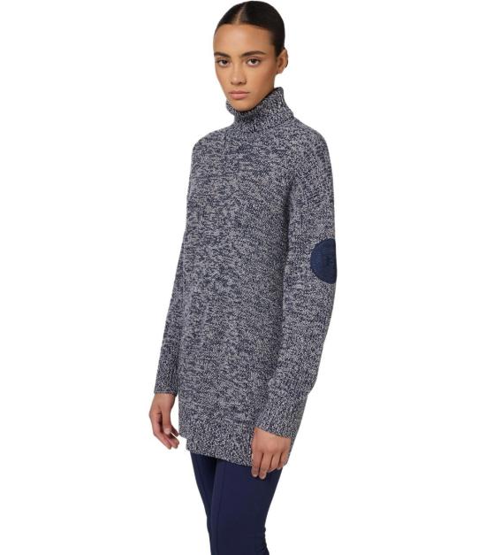  엘리자베타프랜치 터틀넥 MK84S46E2 CN3 38 Blue - ELISABETTA FRANCHI