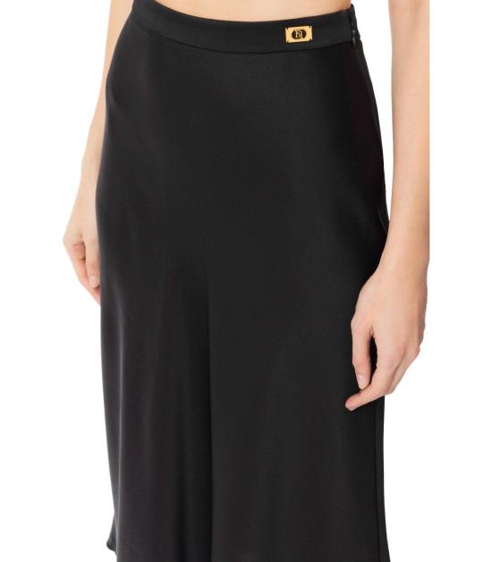 25SS 엘리자베타프랜치 롱 스커트 GO12052E2 110 38 Black - ELISABETTA FRANCHI