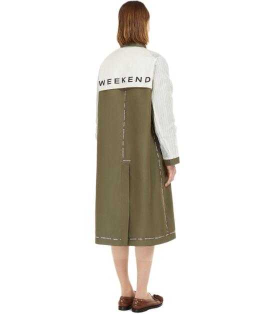 25SS 위켄드막스마라 트렌치 코트 251502101600 004 38 Green - WEEKEND MAX MARA