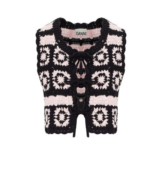 25SS 가니 베스트 K2440 065 XS Black