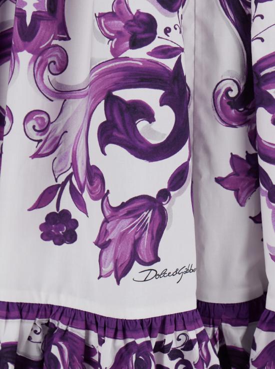 25FW 돌체앤가바나 롱 스커트 F4CX0THH5EWIP3TN Violet - DOLCE & GABBANA