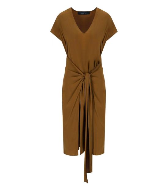 25SS 페데리카 토시 미디 원피스 41202 412 11 38 Brown