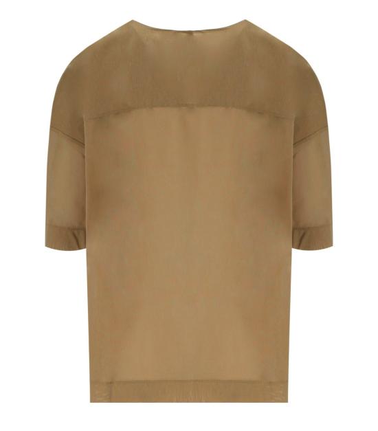 25SS 막스마라 반팔 티셔츠 2516941078600 001 S Brown - MAX MARA