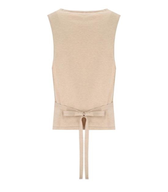  페데리카 토시 베스트 33300 350 02 38 Beige - FEDERICA TOSI