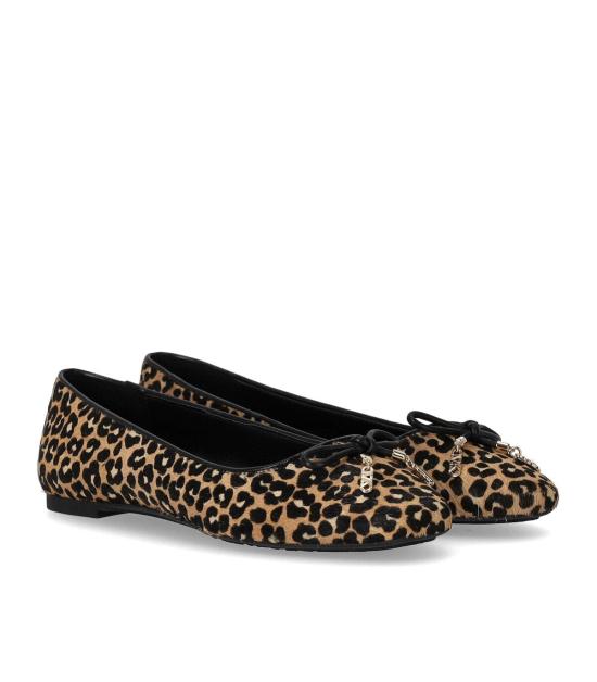  마이클 코어스 플랫 슈즈 40F3NRFP1H 987 36 Brown - MICHAEL KORS