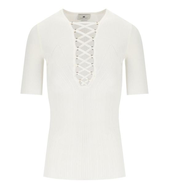 25SS 엘리자베타프랜치 반팔 티셔츠 MK57B52E2 360 40 Ivory